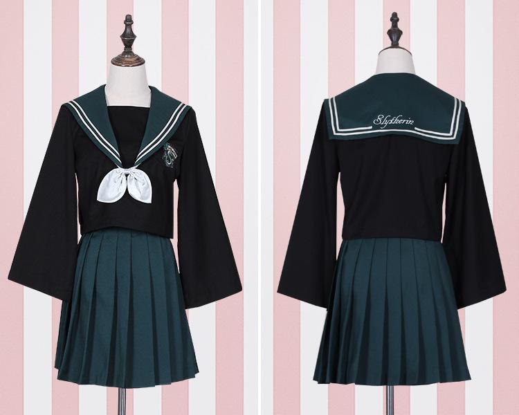 Harry Potter Gryffindor and Slytherin Japanese School Uniform SD01315