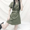 Green Army Dress SD01863