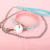 Pastel Strap Bell Chain Collar SD01895