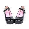 Buckle Thick Bottom Lolita High-Heels Shoes SD00190