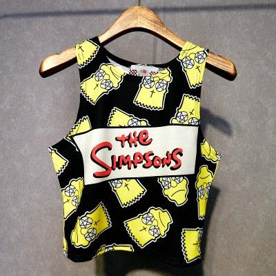 Summer Cartoon Printed Top SD00862