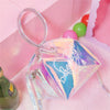 Japanese harajuku transparent holographic hand bag SD00787