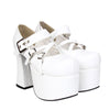 Lolita 15cm Thick Platform Cross Strap Shoes SD00215