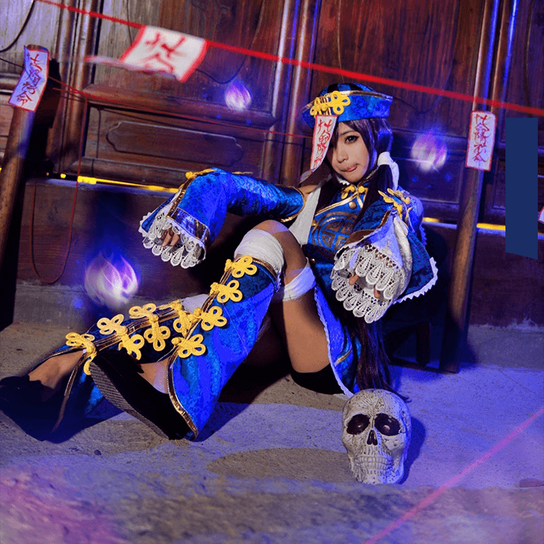 Love Live Anime Nozomi Tojo Jiangshi Zombie Dress 