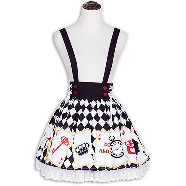 Alice In The Wonderland Strap Skirt/T-shirt SD02085
