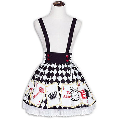 Alice In The Wonderland Strap Skirt/T-shirt SD02085