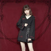 Harajuku Black Loose Sleeve Shirt SD01710