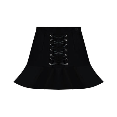 Japanese Harajuku Cross strings Skirt SD01309