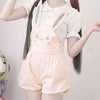 Bunny Bear Strap Trousers Short Pants/Skirt SD00277