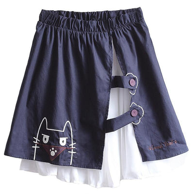 Japanese Harauku Summer Bandit Thief Cat Skirt SD01706