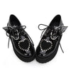 Punk Heart Bat Creeper Shoes SD00113