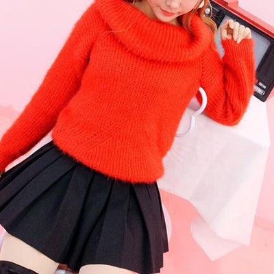 Knitted Turtle Neck Sweater SD00422