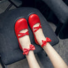 Lolita Bow Flat Leather Shoes SD00120