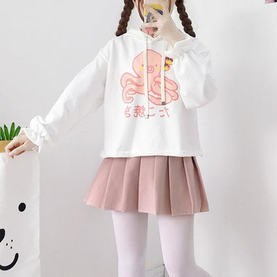 Takoyaki Octopus Hoodie Sweater SD00233