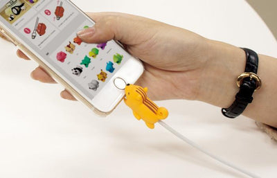 Cute Tiny Animal Cable Bite for Iphone Android Any Phone / USB Cable SD01619