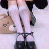 Japanese Harajuku white Lace Socks SD01326