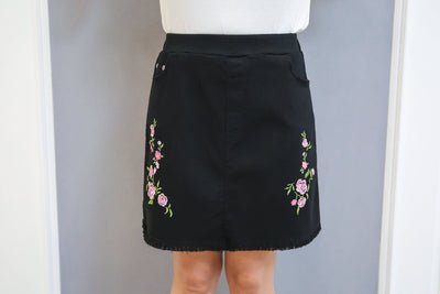 Korean thin half skirt embroidery patch small skirt SD00598