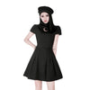 Summer Dark Cut Out Moon Chest Dress SD02408