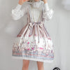 Lolita Teddy Bear Bunny Cat Doll Printed Lace Strap Dress SD00527