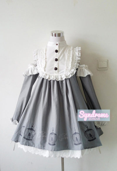 Harajuku Japanese Bird Cage Lolita Dress SD00745