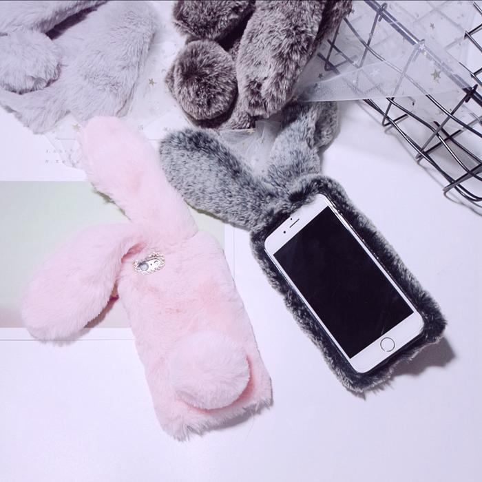 Fluffy Bunny Ears Phone Cases SD01347