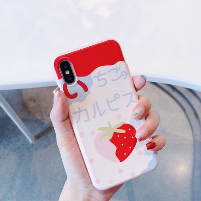 Japanese Kawaii Strawberry Iphone Phone Case SD01727