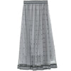 Korean Gauze Dots High Waist Long Skirt SD01488