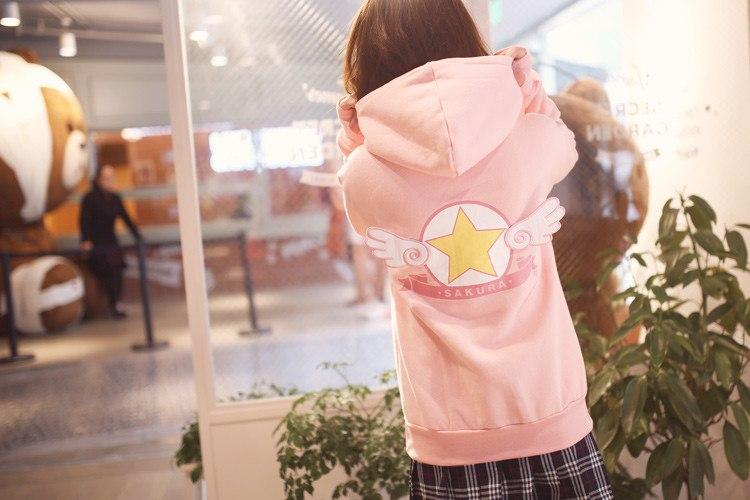 Cardcaptor Sakura Pink Hooded Sweater SD01695