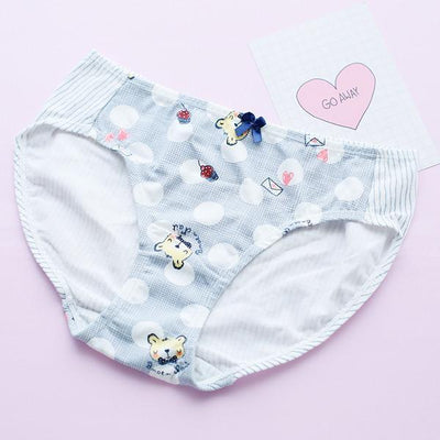 Japanese Harajuku Cute Bear Dots Undies SD02391