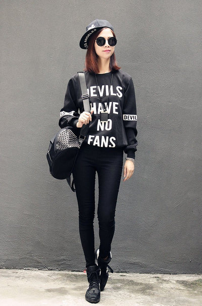 Harajuku Street Devils Have No Fans Sweater SD01982