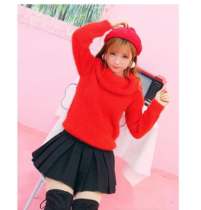 Knitted Turtle Neck Sweater SD00422