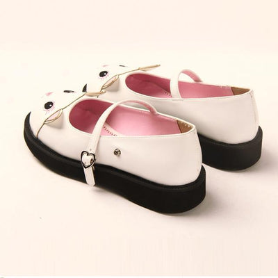 White Cat Strap Lolita Shoes SD00036