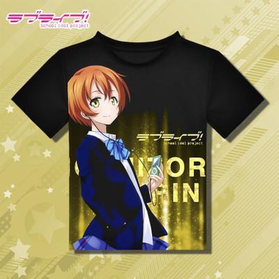 Anime Love Live Printed Black T-Shirt SD02053