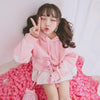 Japanese Sweet Embroidered Heart Loose Woolen Velvet Hooded Sweater SD02037