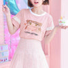 Japanese Harajuku Summer Love Letter Girl T-shirt SD01712