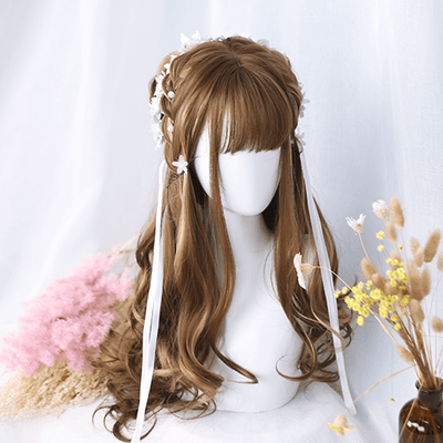 Brown Caramel Wave Long Wig SD00210