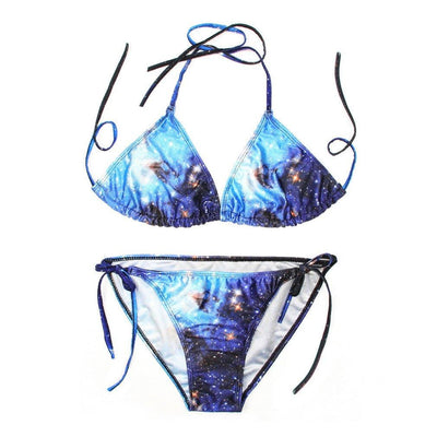 Blue Galaxy Bikini swimsuit SD00613