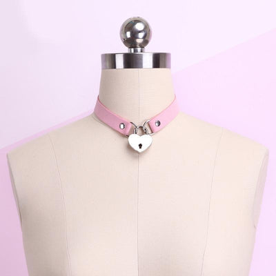 Harajuku Heart Key locker Collar SD00527