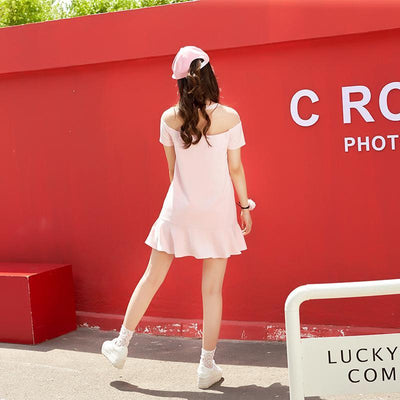 Summer Ice Cream Cake Pink Dress SD00014