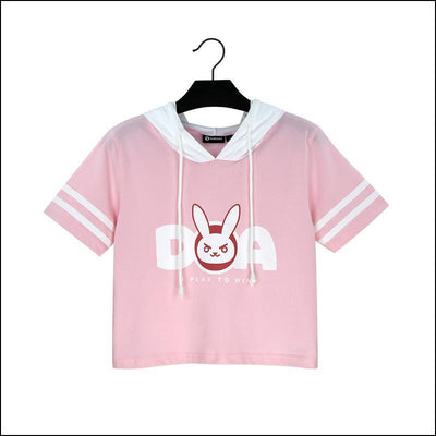 Overwatch D.VA Cute Bunny Hoodie T-shirt SD02345