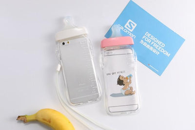 Baby Bottle Pastel Silicone Phone Case SD00537