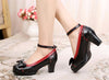 Japanese Princess Lolita Bow Cute Lace Heel Shoes SD01952