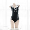 Black Summer Sailor One Piece Swimsuit SD01322