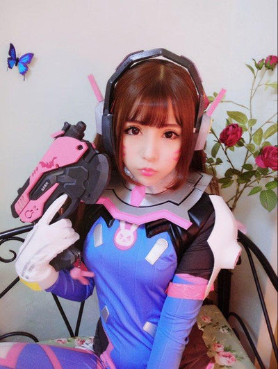 Overwatch D.VA DVA High Quality Cosplay Costume SD01458