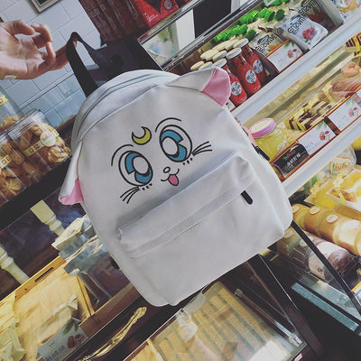 Sailor Moon White Artemis Backpack SD00045