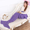 Mermaid Tail Wool Knitted Blanket SD00531