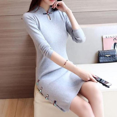 Casual cheongsam dress SD00933