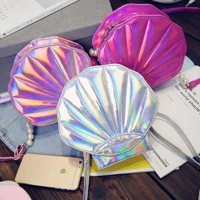 Japanese Harajuku Holographic Seashell Bag SD01143