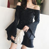 Corset Loose Sleeve Shoulder-less Dress SD00137