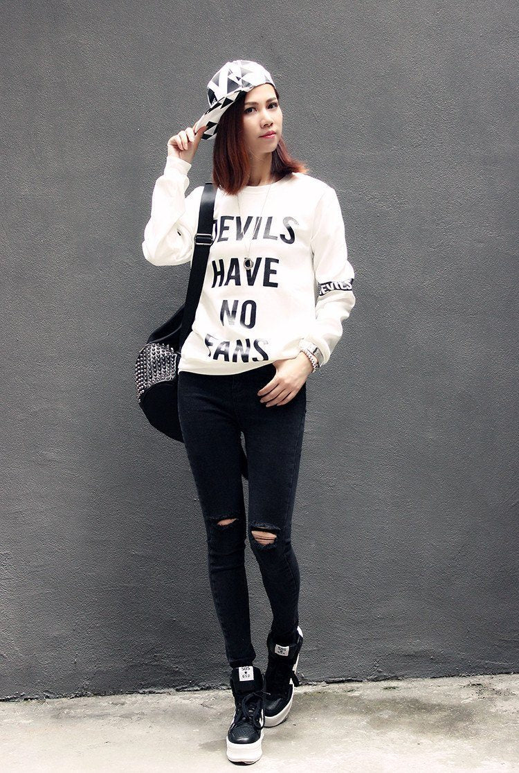 Harajuku Street Devils Have No Fans Sweater SD01982